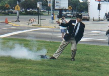 Memorial Day 1999 Mason Ferry and his cannon c. 1999 1