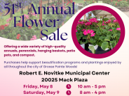 2026 Flower Sale Flyer