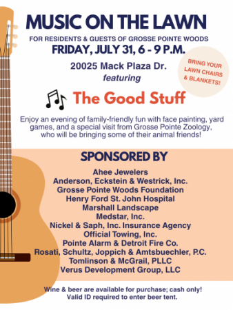 Music on the Lawn - July 2026