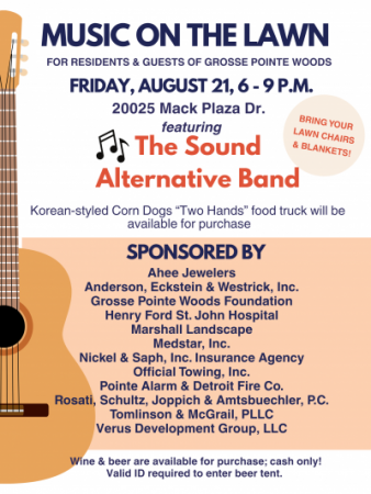 Music on the Lawn - August 21, 2026
