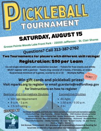3rd Annual NERPA Pickleball Tournament 3rd Annual NERPA Pickleball Tournament