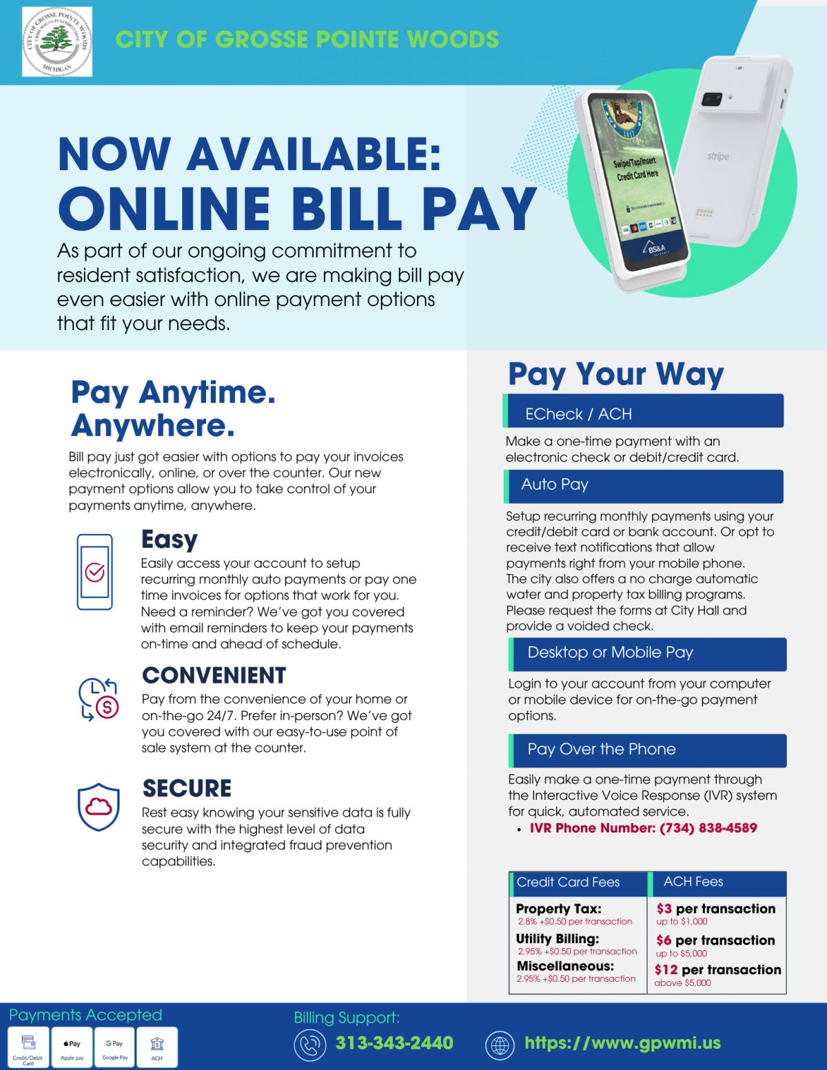 Online Payments Flyer