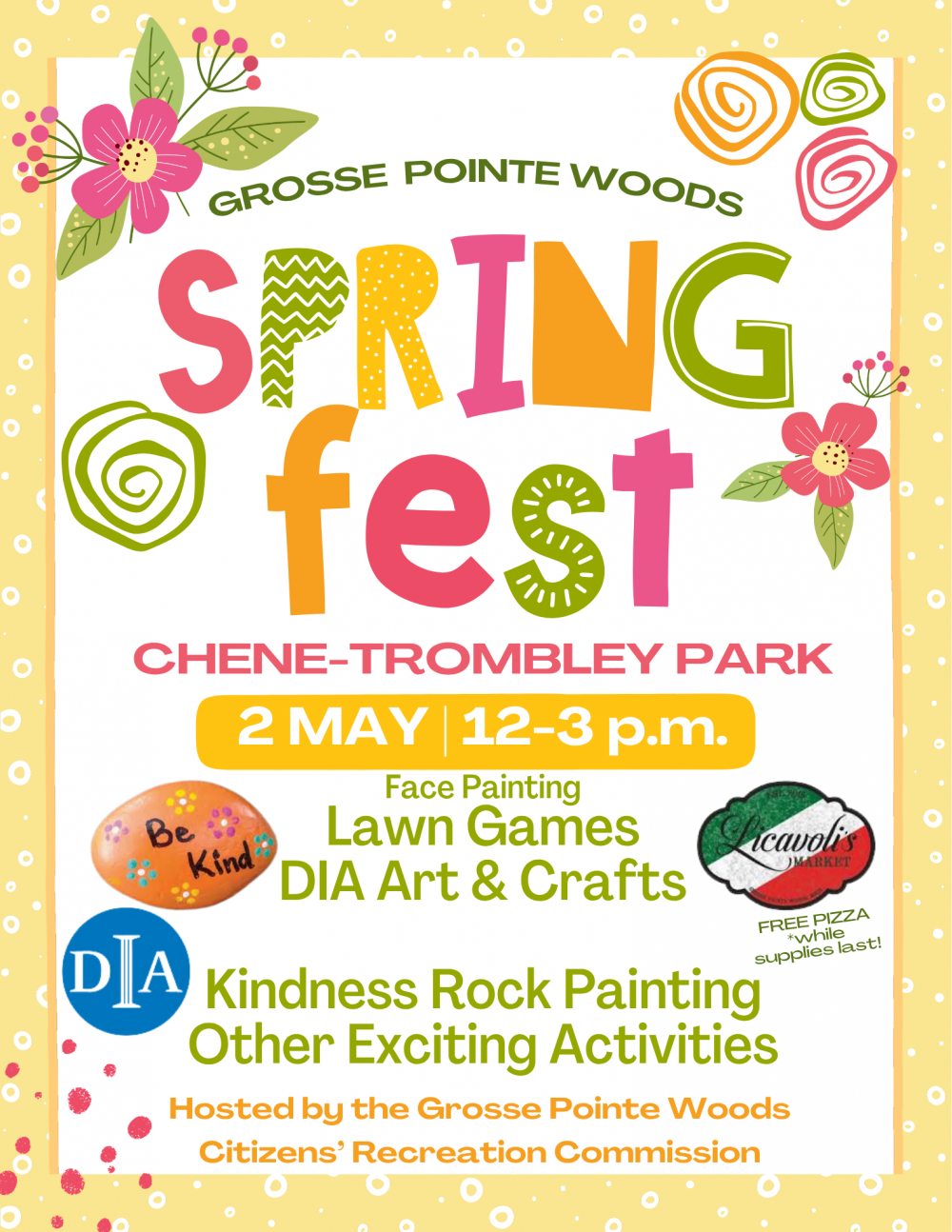 Spring Fest at Chene-Trombley Park | Grosse Pointe Woods Michigan